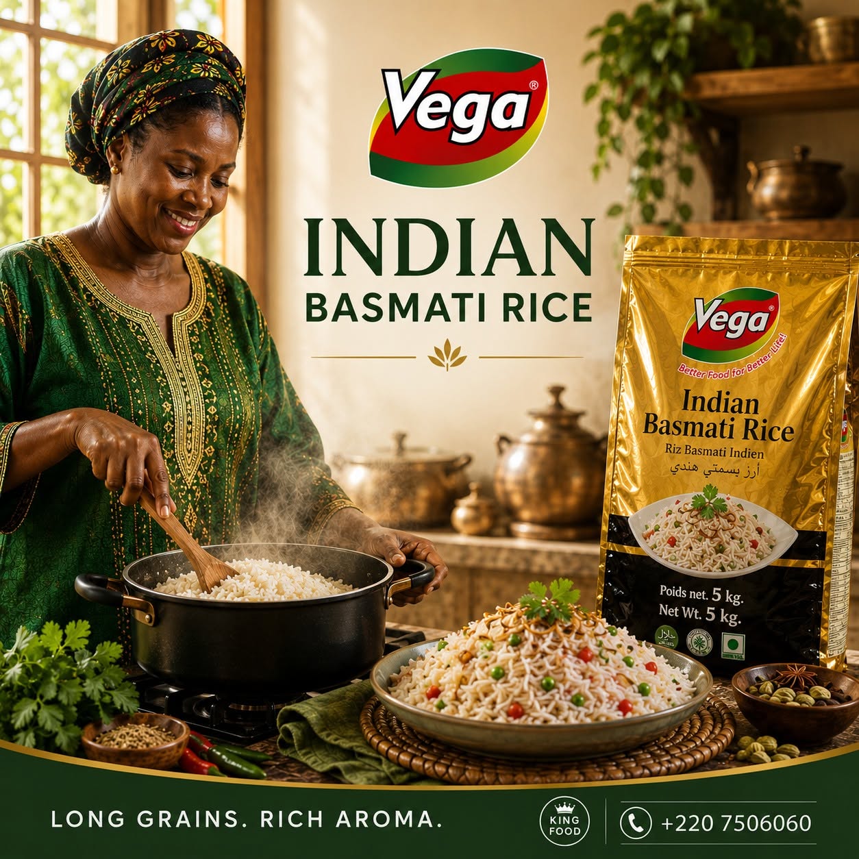 Vega Indian Basmati Rice — King Food