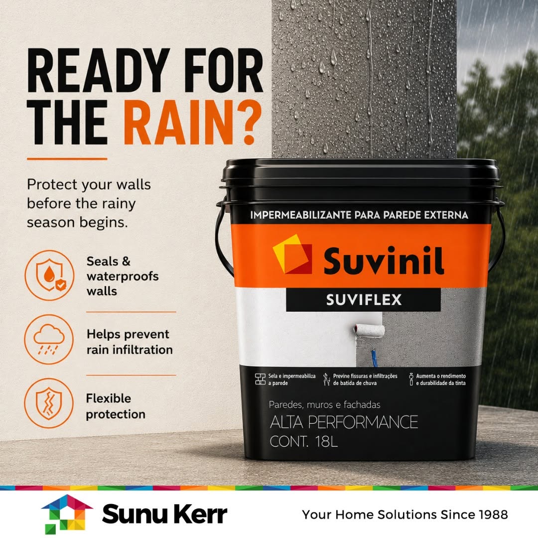 Suvinil Suviflex — protect your walls before the rainy season (Sunu Kerr)